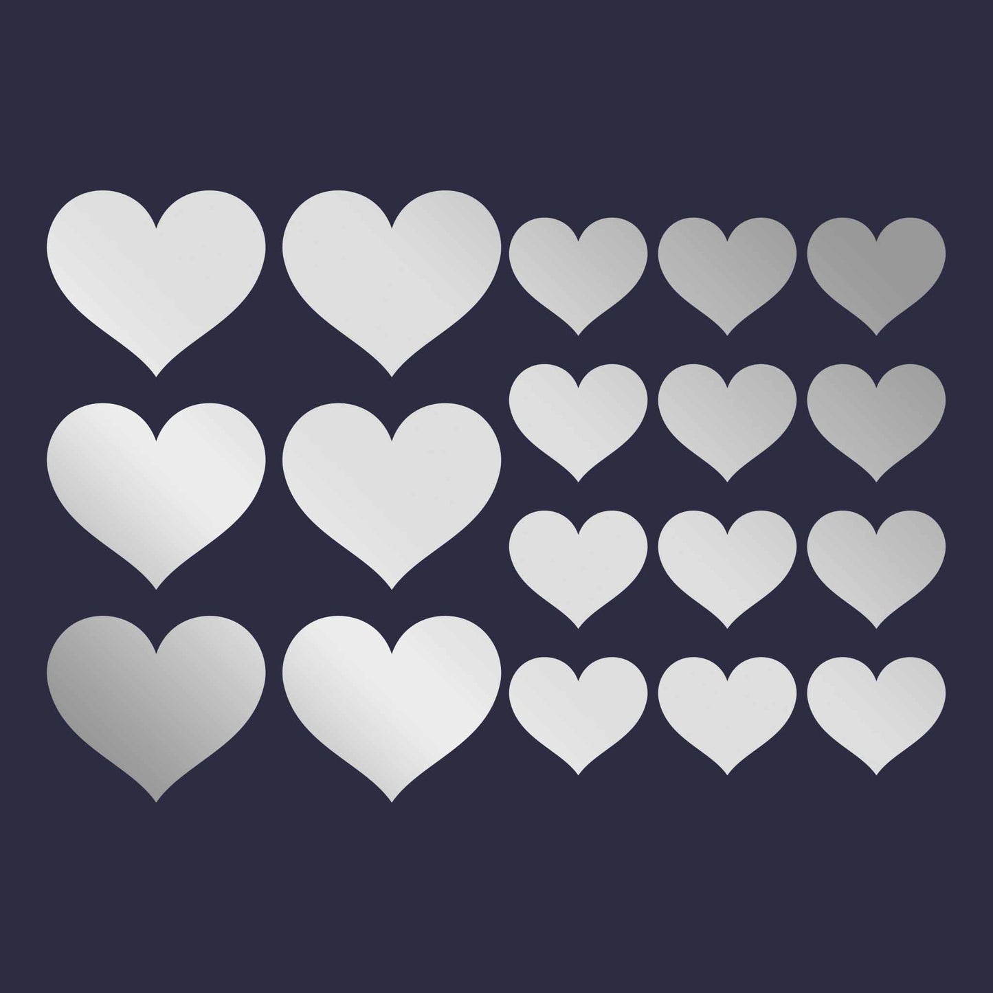 Simple Icon Iron-on Sticker Pack