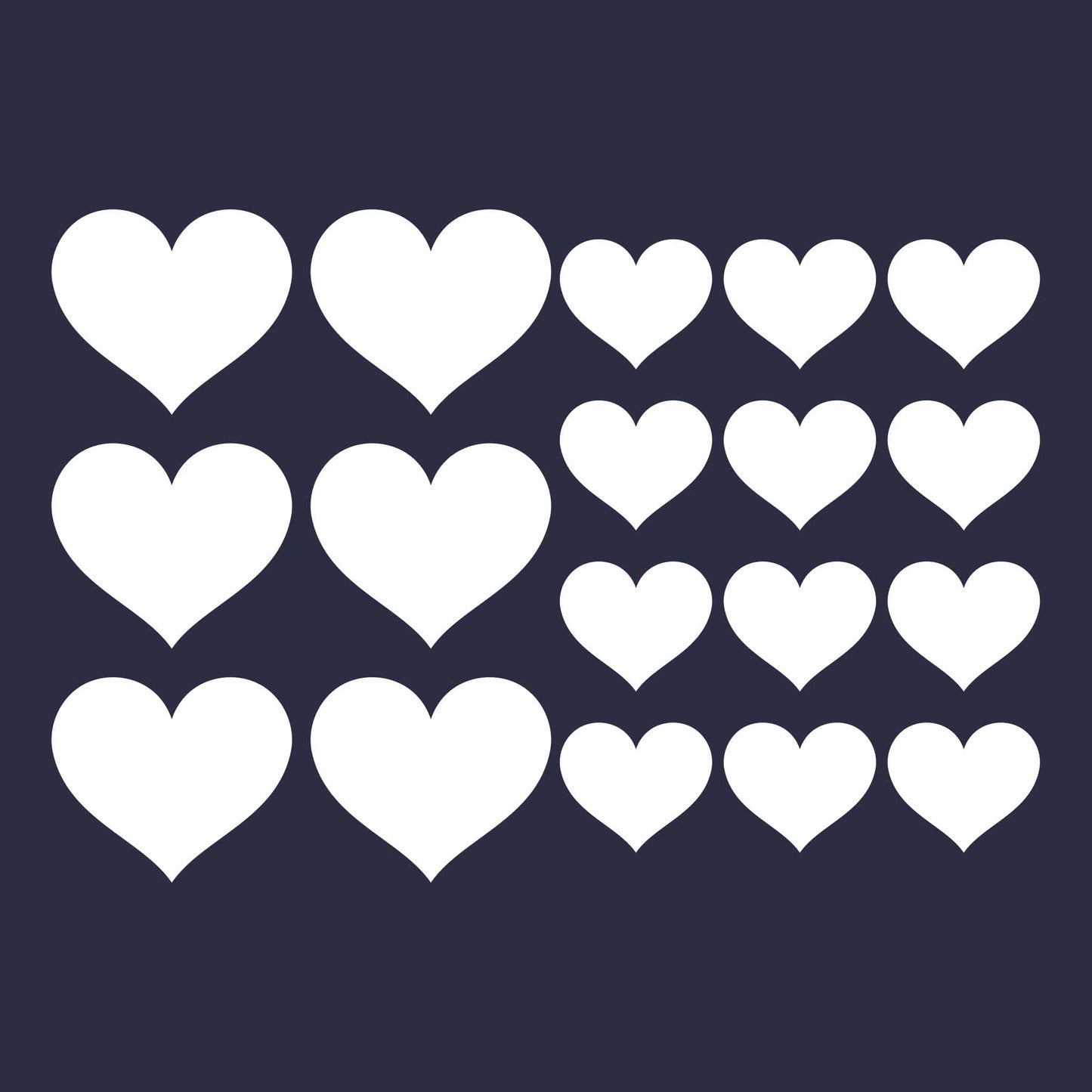 Simple Icon Iron-on Sticker Pack