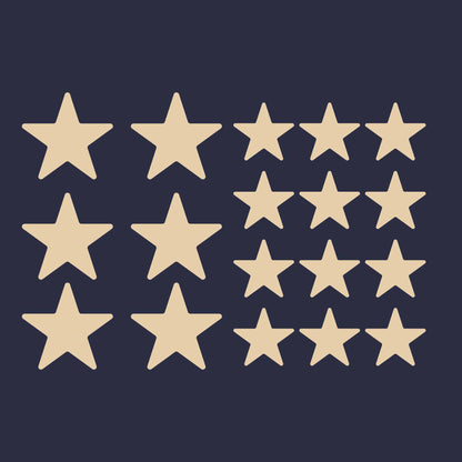 Simple Icon Iron-on Sticker Pack