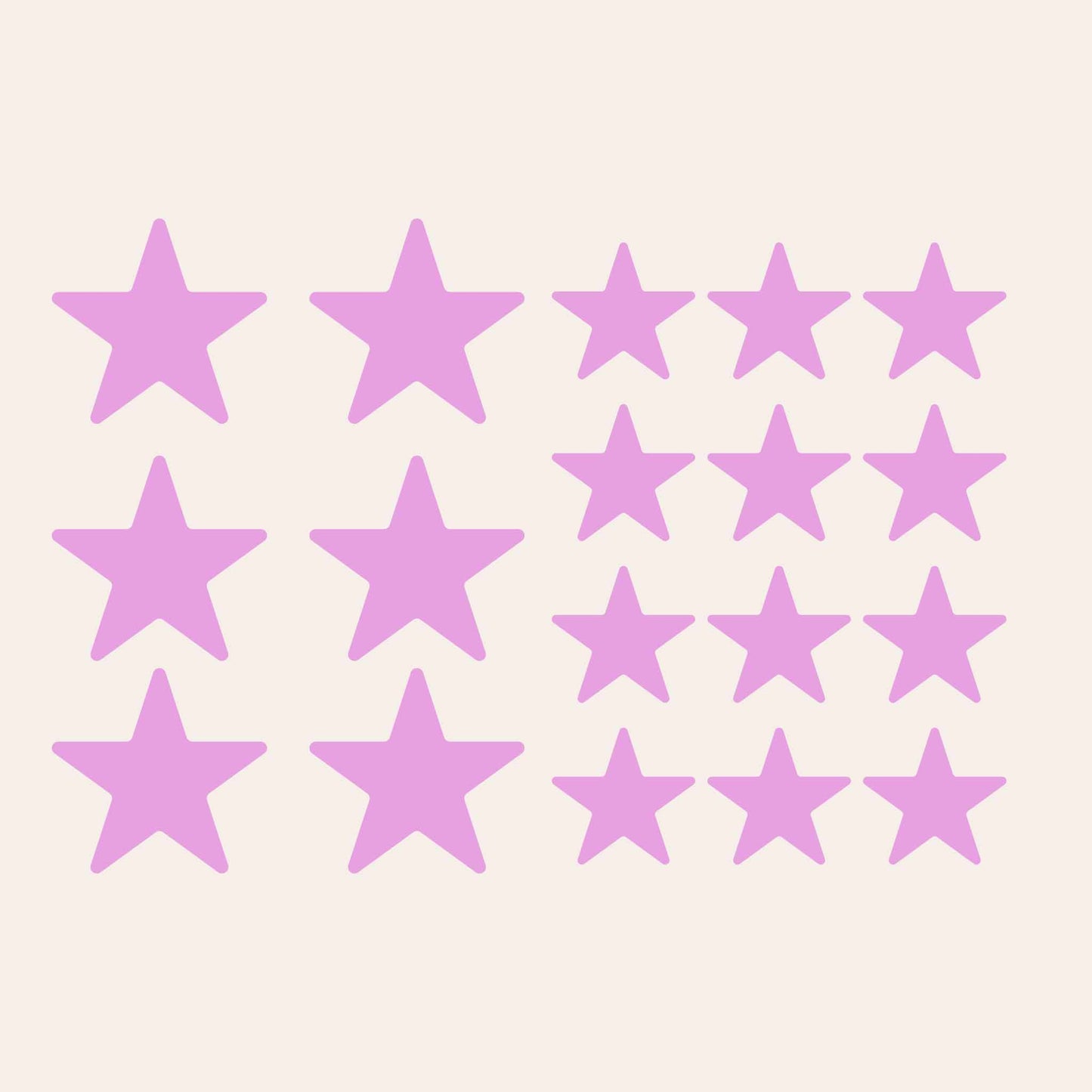 Simple Icon Iron-on Sticker Pack