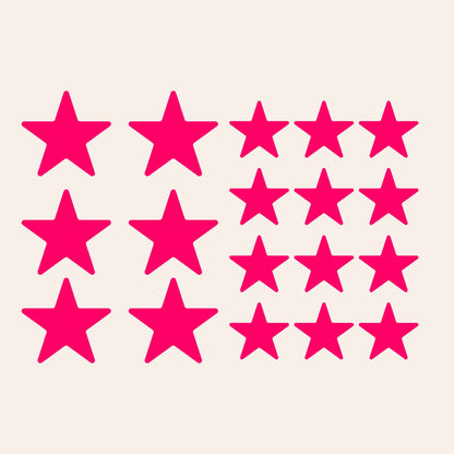 Simple Icon Iron-on Sticker Pack