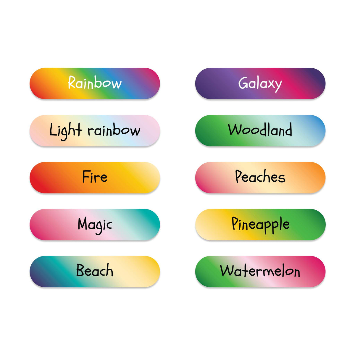 Mini Name Label – Ombre