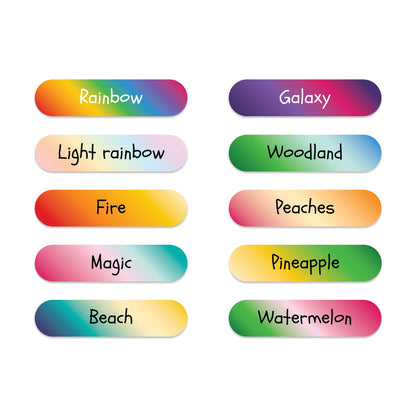 Mini Name Label – Ombre