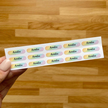 Mini Name Label – Ombre