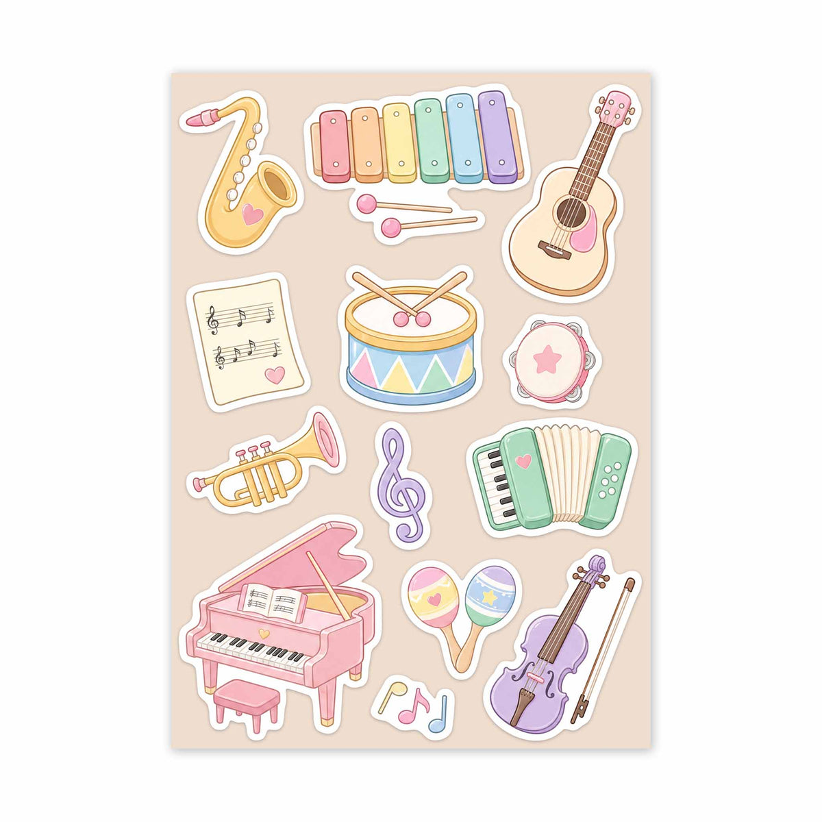 Music – Vinyl Sticker Pack