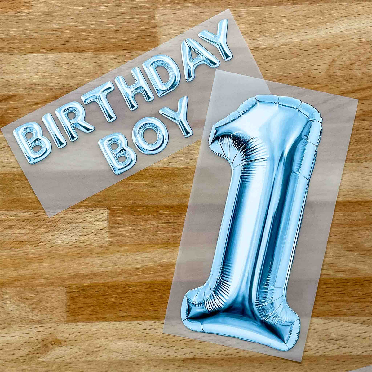 Number Balloons - Iron on