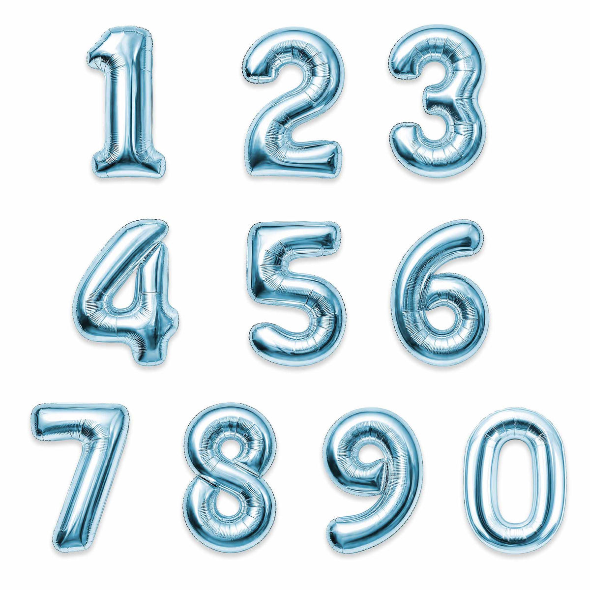 Number Balloons - Iron on