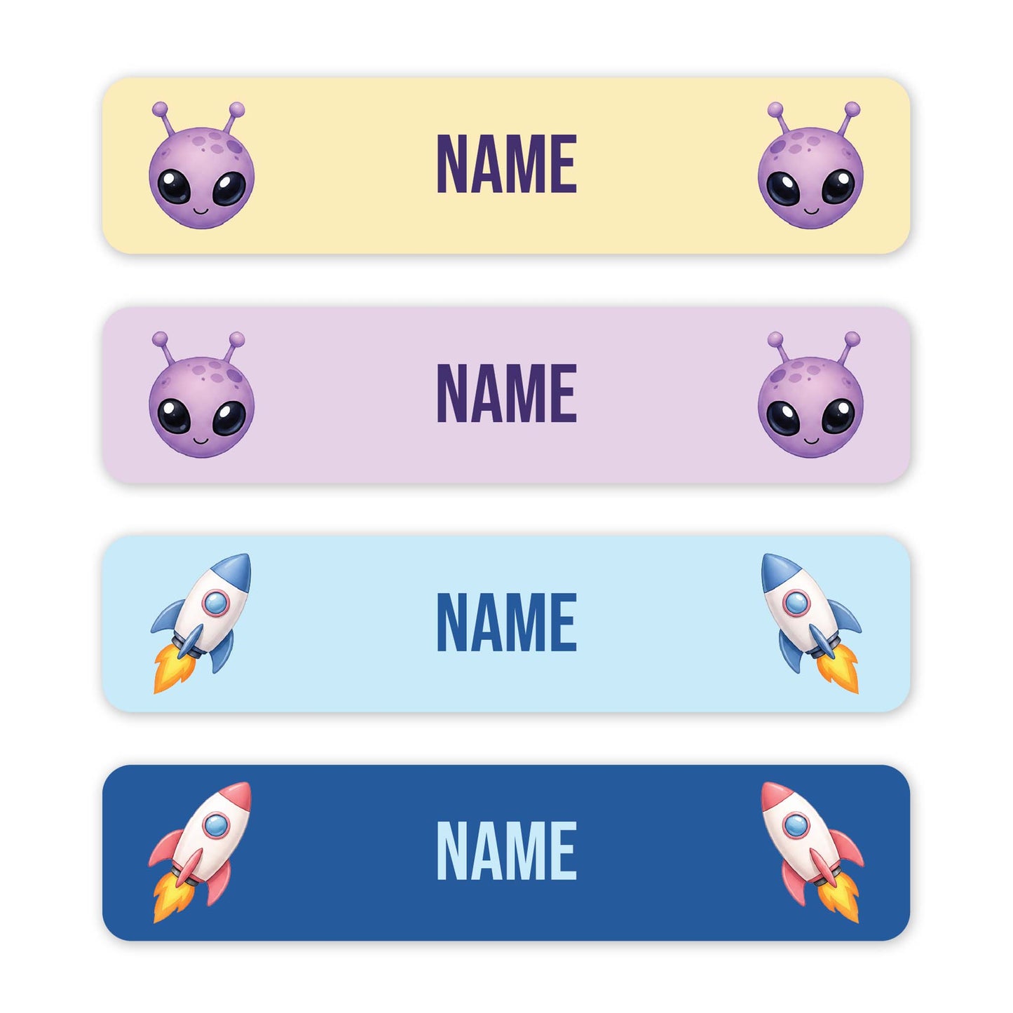 Space – Small Name Label
