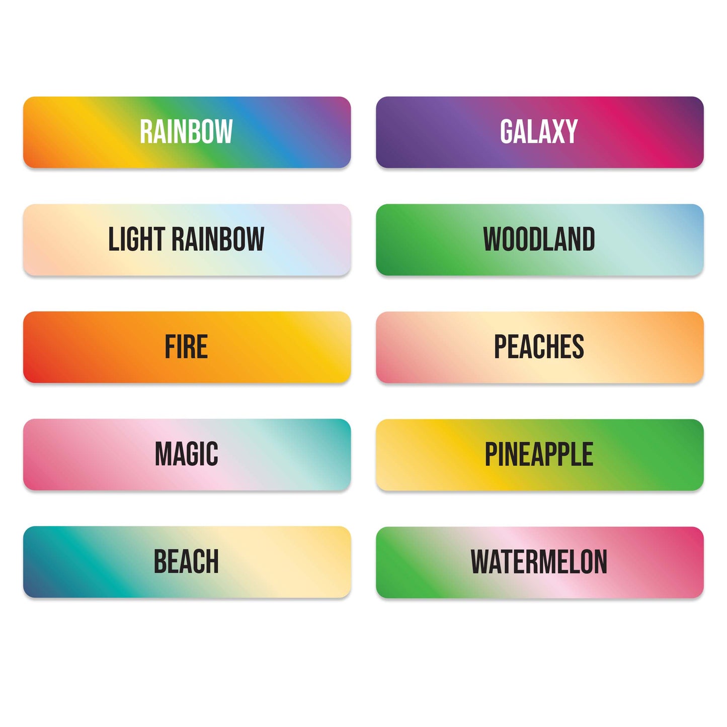 Small Name Label – Ombre